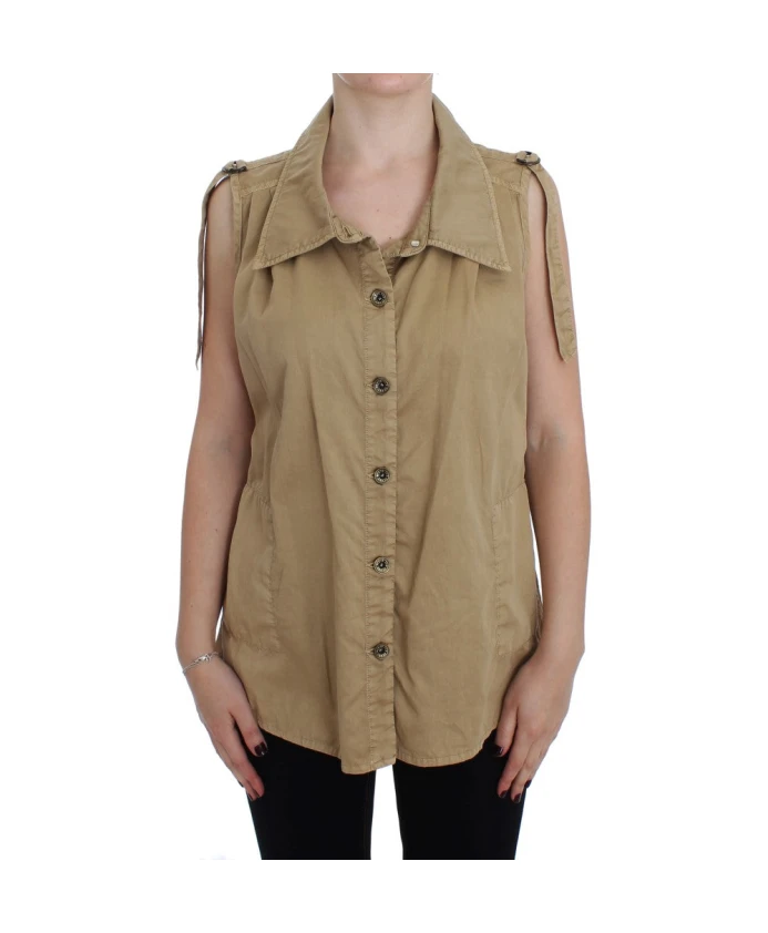 

Рубашка без рукавов Plein Sud, бежевый