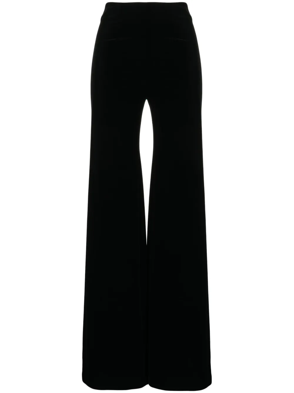 

Шелковые брюки широкого кроя Galvan, черный