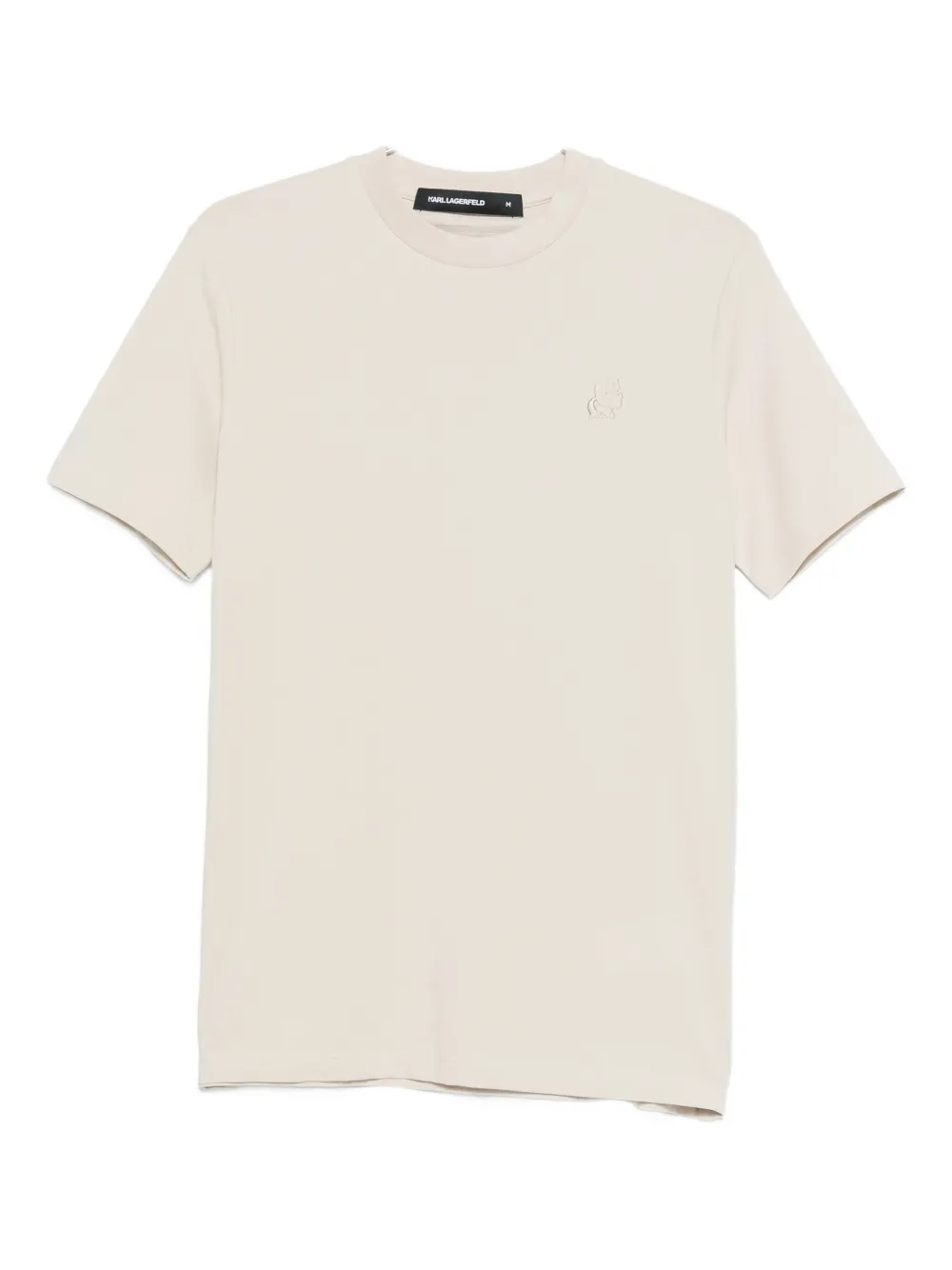 

Футболка с вышивкой Karl Lagerfeld Jeans, бежевый