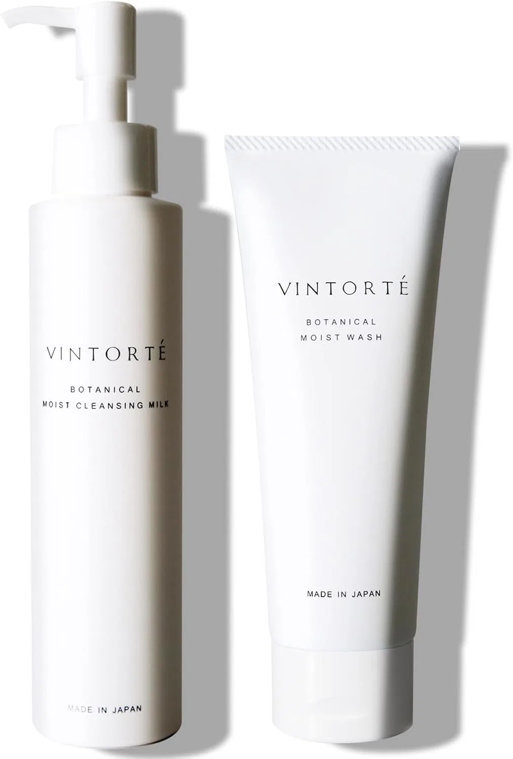 Молочко для умывания VINTORTE Botanical Moist Cleansing Milk & Wash Set, 150 мл, белый
