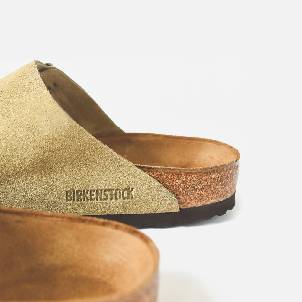 Сандалии Birkenstock WMNS Arizona Suede, серо-коричневый — фото 4