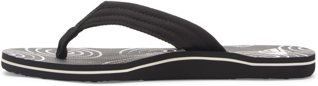 Мужские сандалии Quiksilver Molokai Layback II с трехточечным ремешком, Charcoal — фото 3