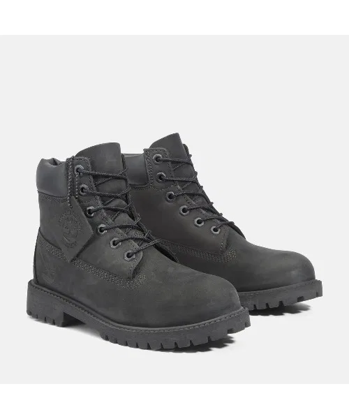 Ботинки 6 дюймов Premium Waterproof Timberland Junior черные — фото 3