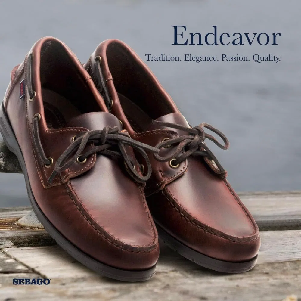 Мокасины водонепроницаемые Sebago Endeavor, темно-коричневый — фото 2