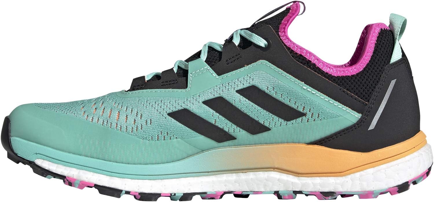 Мужские кроссовки Adidas Terrex Agravic Flow, мятный/черный/розовый — фото 4