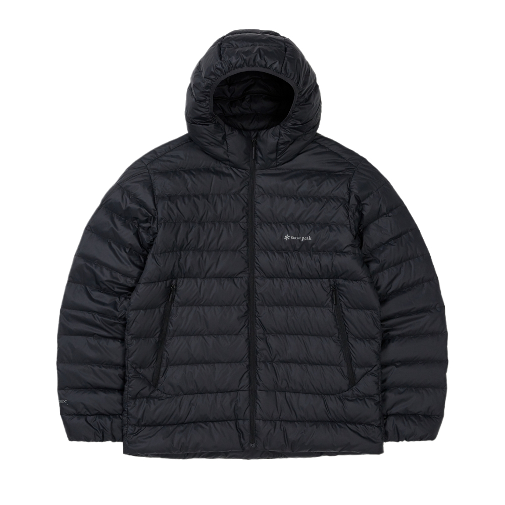 

Пуховик мужской с капюшоном легкий Others Snow Peak, черный/bk