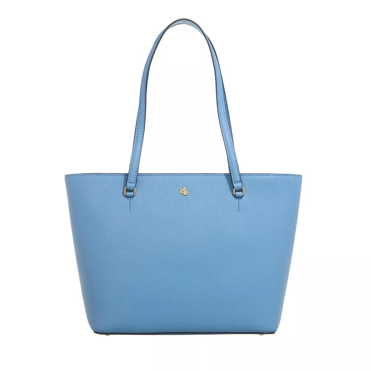 

Сумка тоут karly shpper средний бледно лазурный Lauren Ralph Lauren, синий