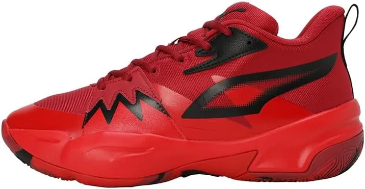 Баскетбольные кроссовки PUMA Genetics унисекс, красный — фото 3