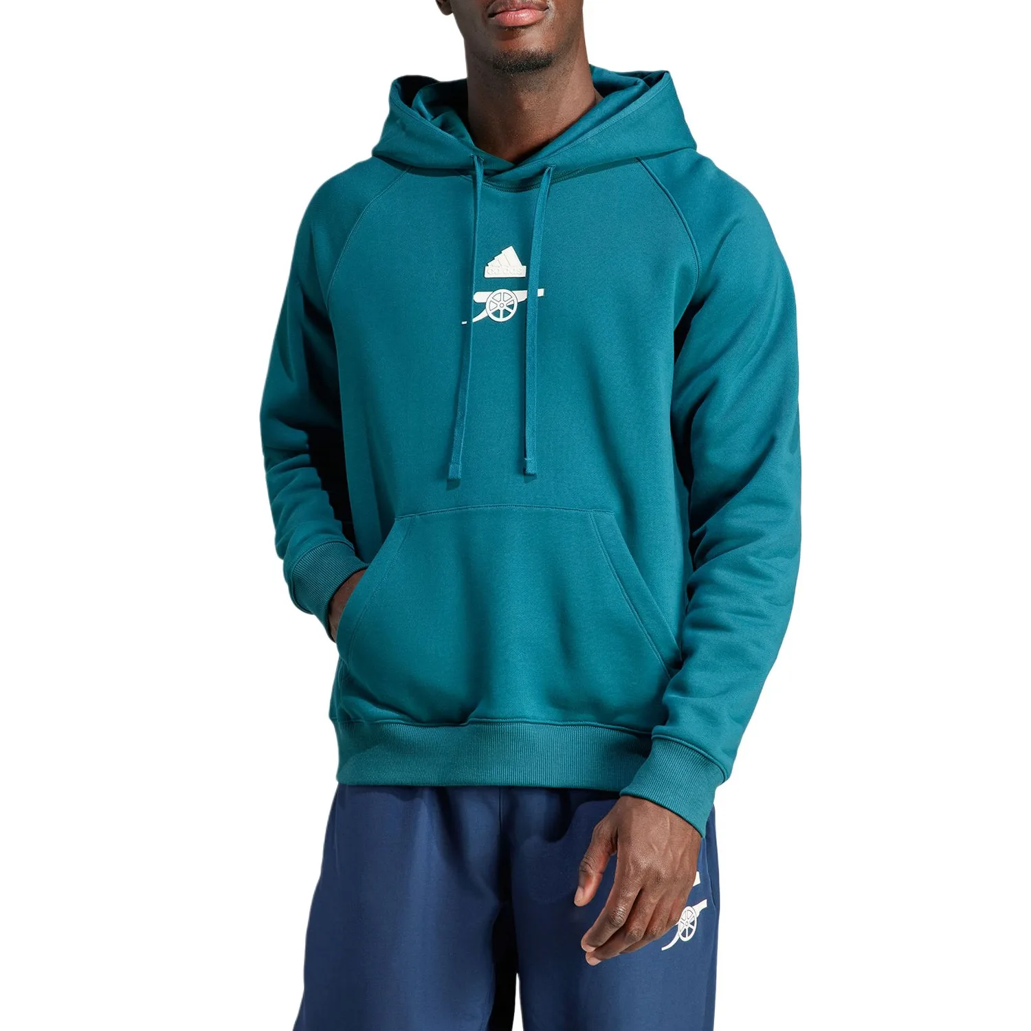 Adidas Мужской худи Arsenal Lifestyler цвета морской волны