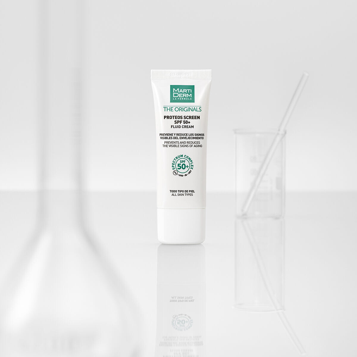 Крем для лица SPF50 MARTIDERM С солнцезащитным фактором The Originals Proteos Screen + — фото 3