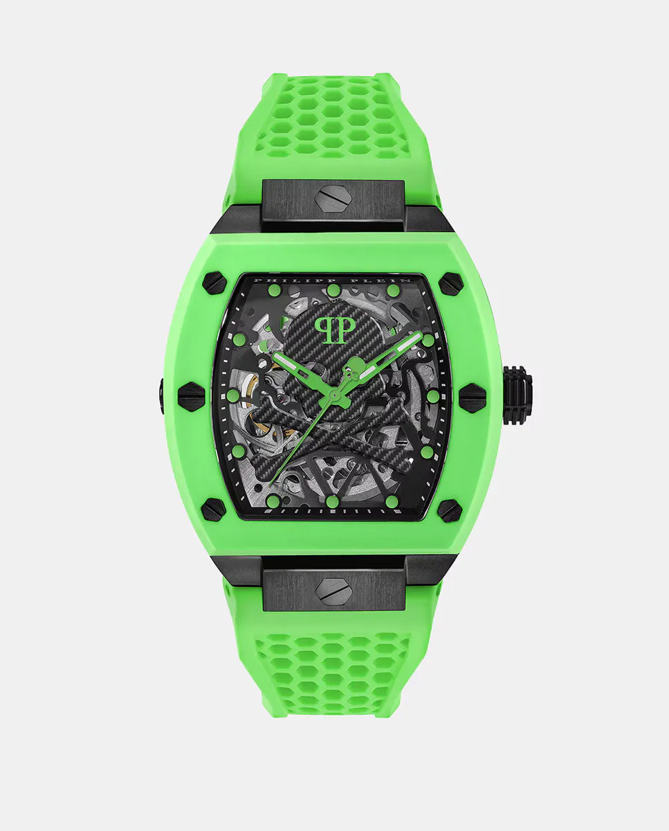 

PWBAA2324 автоматические силиконовые мужские часы Philipp Plein, зеленый