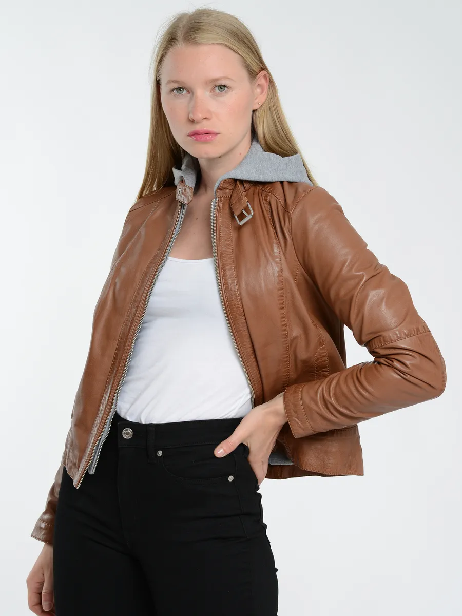 

Кожаная куртка JCC "31024030", цвет Cognac