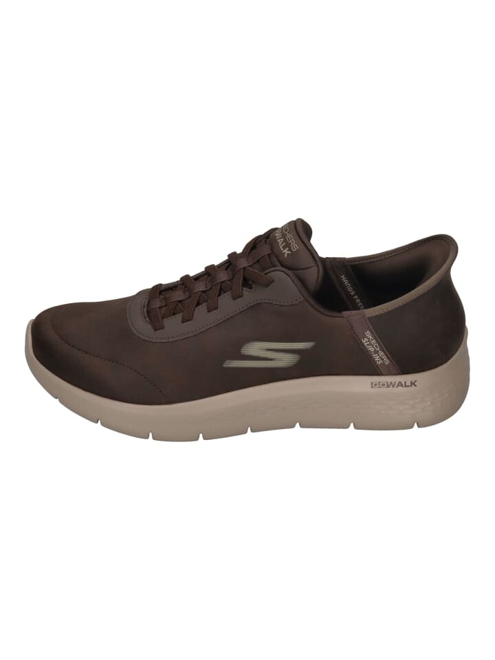 Низкие кроссовки Skechers Low GO WALK FLEX HANDS UP 216326, коричневый — фото 2