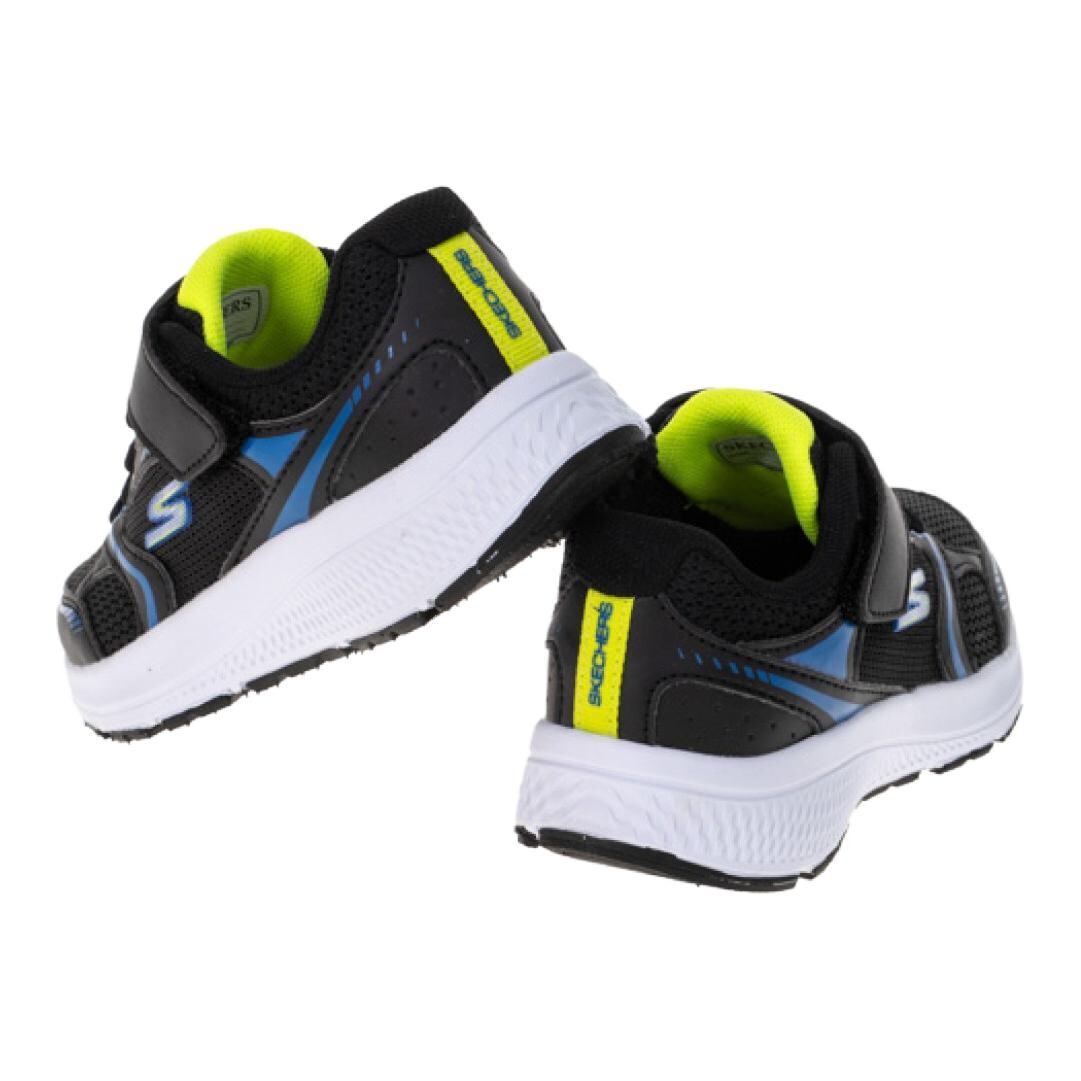 Детские кроссовки GS Low-top черные/синие Skechers, черный/синий — фото 4