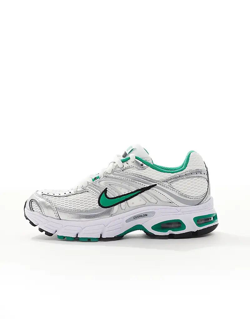 Кроссовки унисекс Nike Air Max Moto 2K белого и зеленого цветов — фото 2
