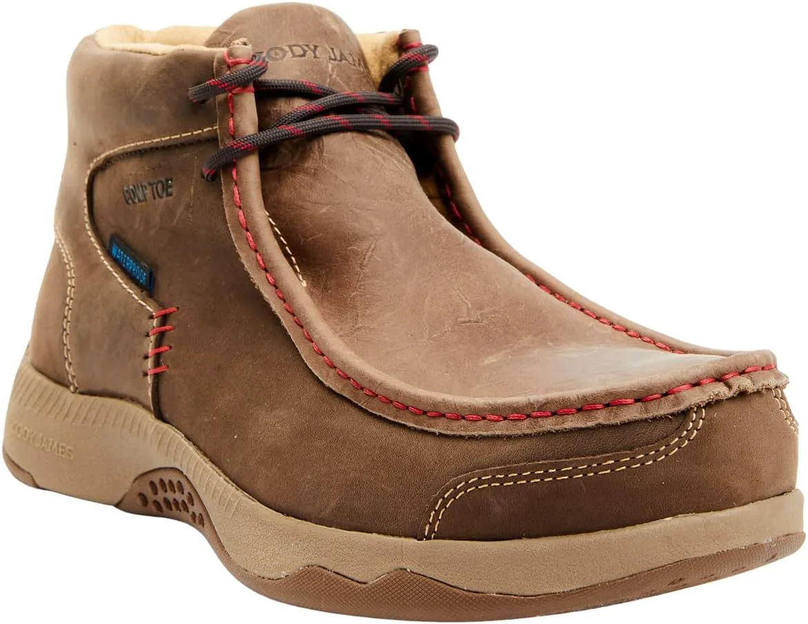 

Мужские рабочие туфли Cody James Wallabee с Мокасиновым носком и композитным носком - Bcjcwr0w50, коричневый