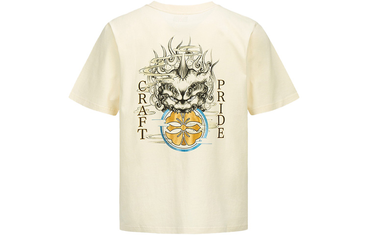 

Футболка мужская экрю EVISU