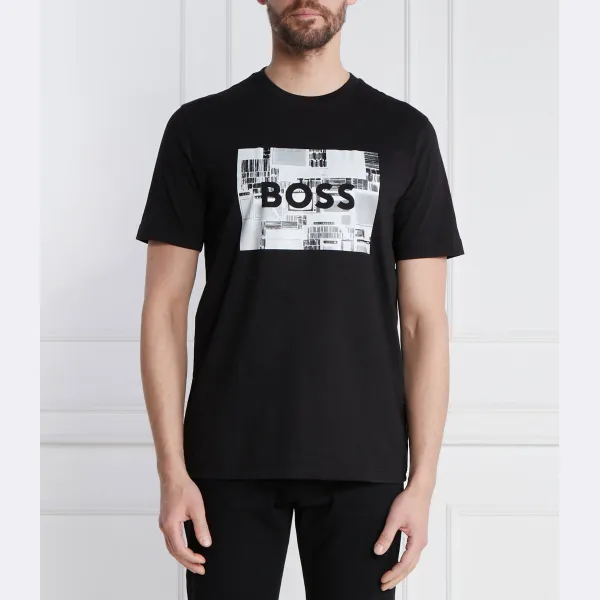 

Футболка teheavyboss стандартного кроя Boss, черный