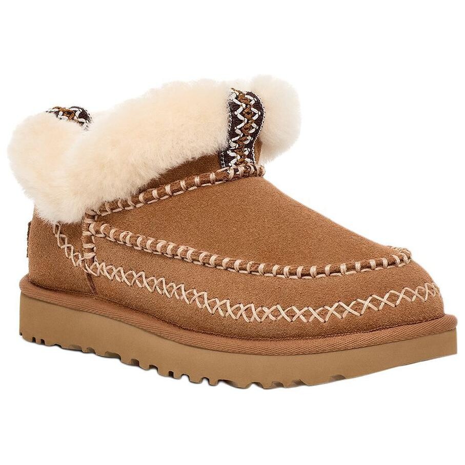 Ботинки зимние женские, UGG коричневый — фото 3