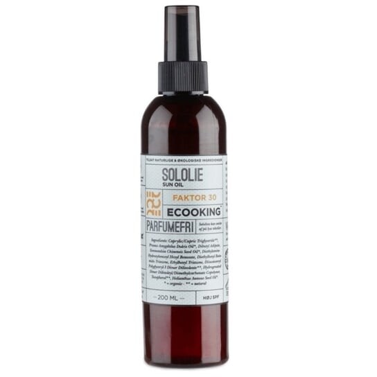 

Солнцезащитное масло SPF30 200мл Ecoooking, Ecooking