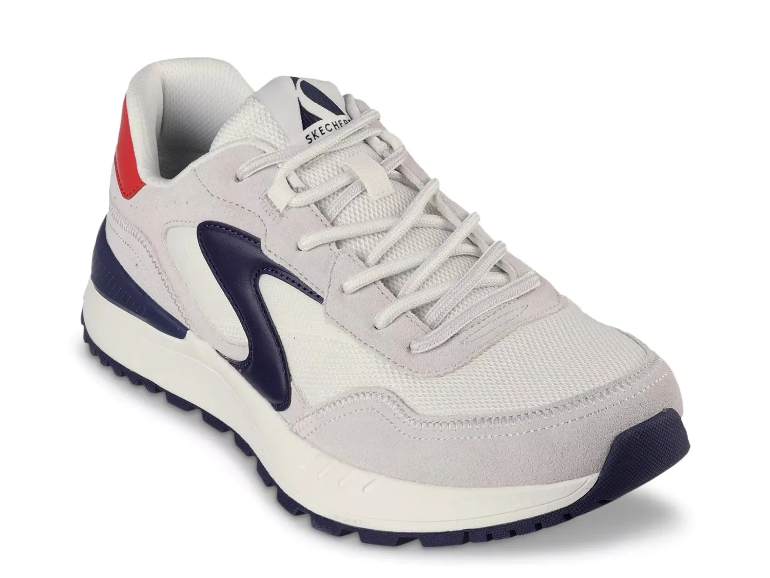 

Кроссовки Skechers Fury Lace — мужские, белые/серые