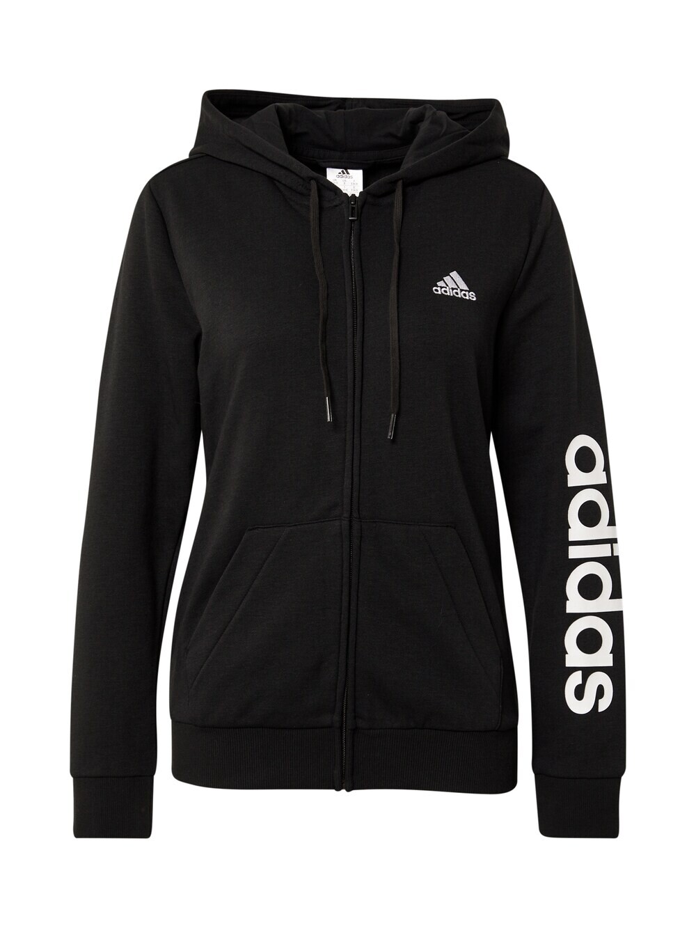 

Спортивная толстовка на молнии Adidas Essentials Logo, черный