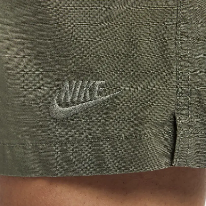 Nike Повседневные шорты Club Casual, мужские, размер M, цвет Olive Green — фото 4