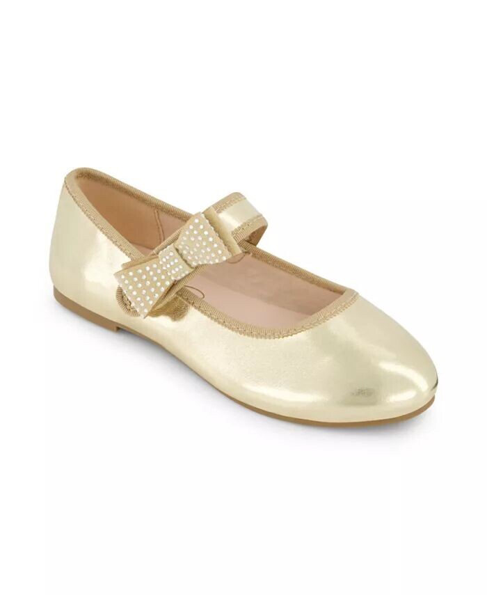 

Балетки Amy Crystal Bow для маленьких и больших девочек Jessica Simpson, золотой