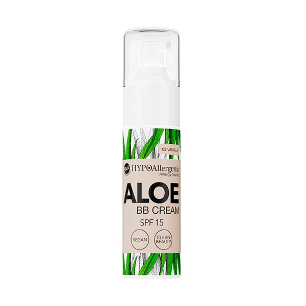 

Безмасляный увлажняющий тонирующий крем Bb Cream Aloe Spf 15 Bell Hypoallergenic, цвет vanilla