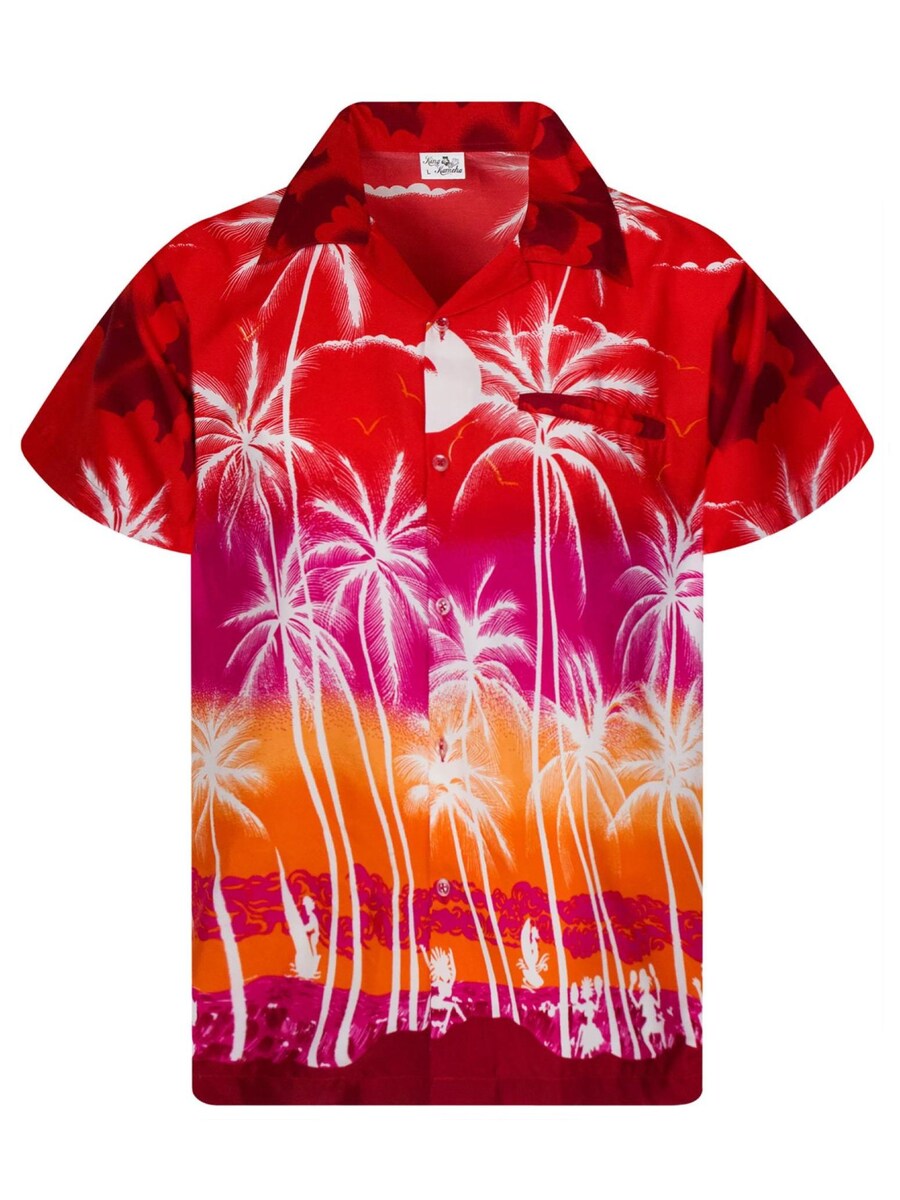 

Рубашка King Kameha Beach Negative, красный