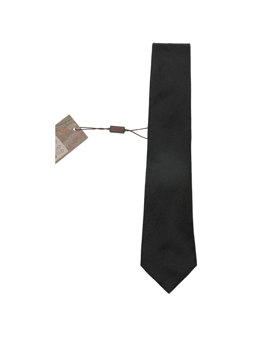 

Галстук с узором «пейсли» Etro, черный