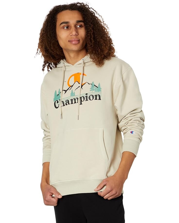 

Худи Champion Classic Fleece Pullover, цвет Cocoa Butter