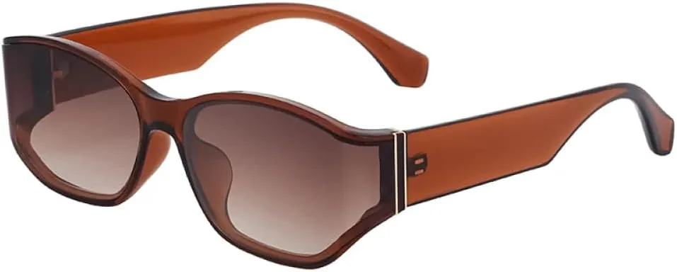 

2027 - Винтажные овальные панк-солнцезащитные очки для женщин, изогнутая оправа, модные очки для мужчин, солнцезащитные очки-маски UV400 MTZJH, One Color