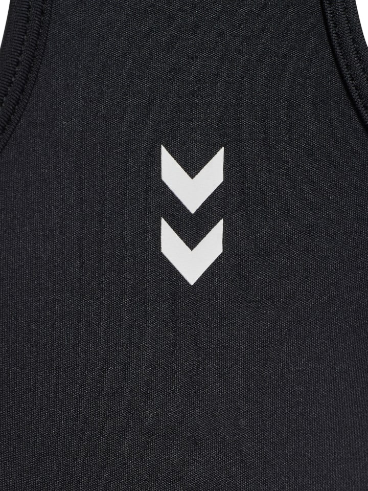 Футболка Hummel Racerback Hmljr Pulse Girls в ЧЕРНОМ цвете Hummel — фото 3