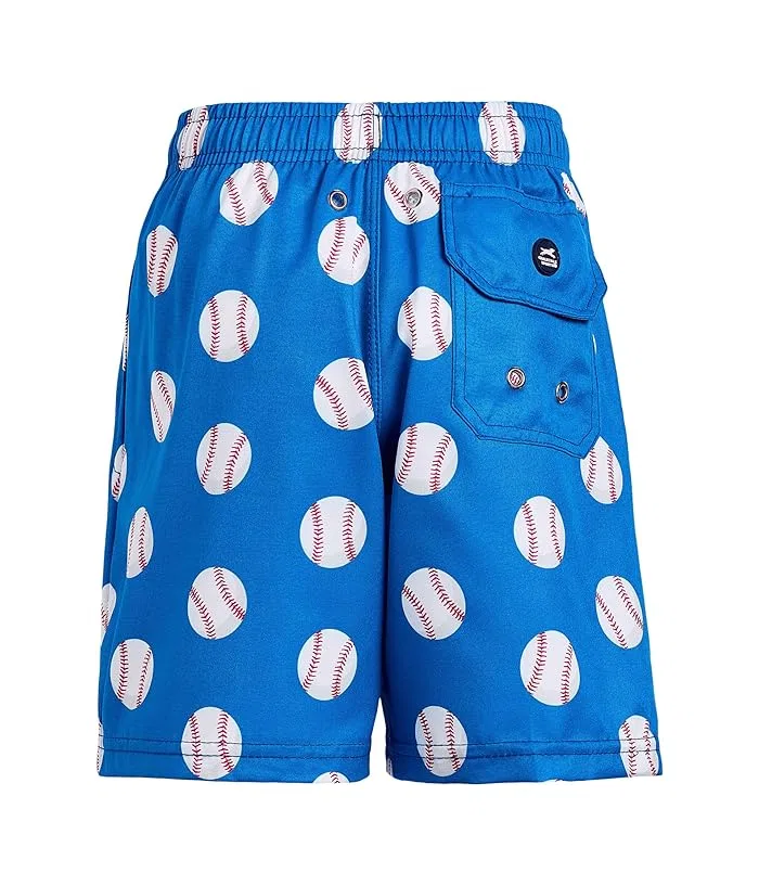 Плавки детские Baseball Swim Trunks ChalkTalk SPORTS, Blue — фото 2