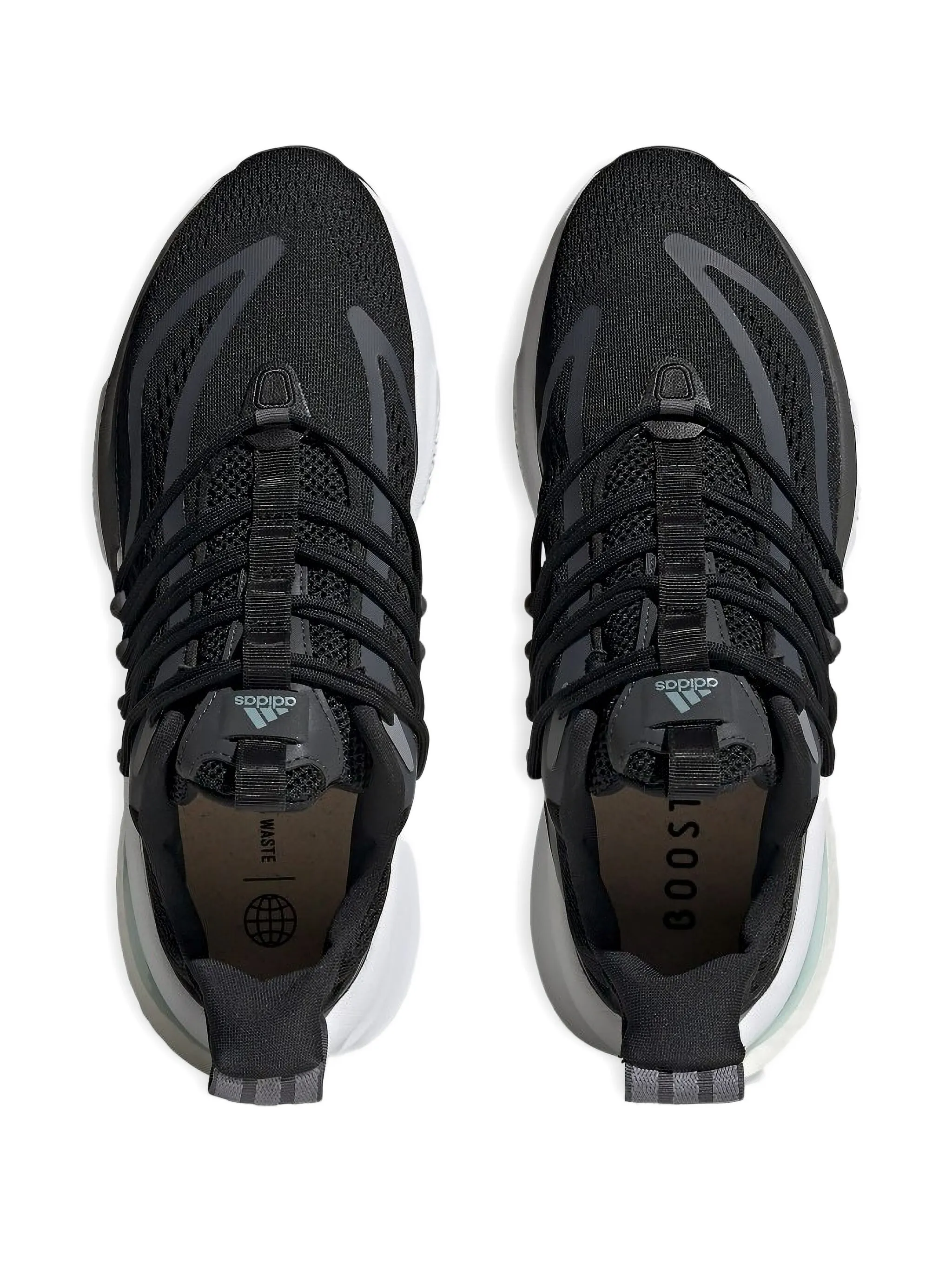 Кроссовки AlphaBoost V1 Black/Magic Adidas, черный — фото 4