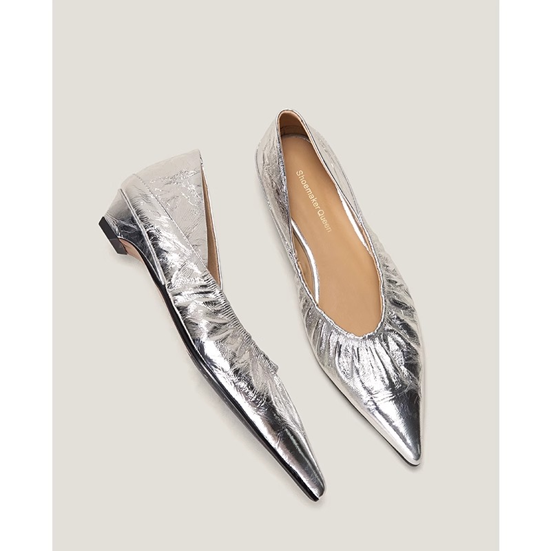 SHOEMAKER QUEEN Женские повседневные туфли-лодочки красно-коричневые, цвет Red Brown — фото 4