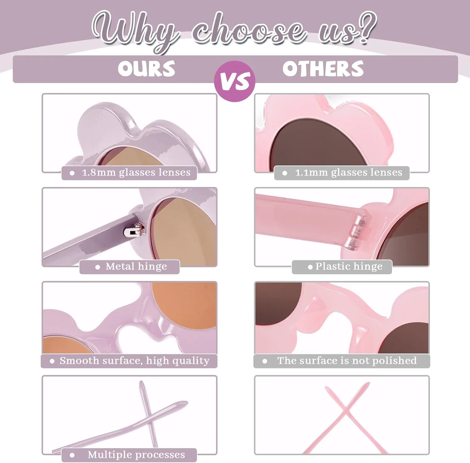 

Солнцезащитные очки Kanayu, 6 пар, 5,71 дюйма, для взрослых, летние, круглые, с защитой от УФ-излучения, цветочные очки, яркие очки для женщин и мужчин, Bright Colors