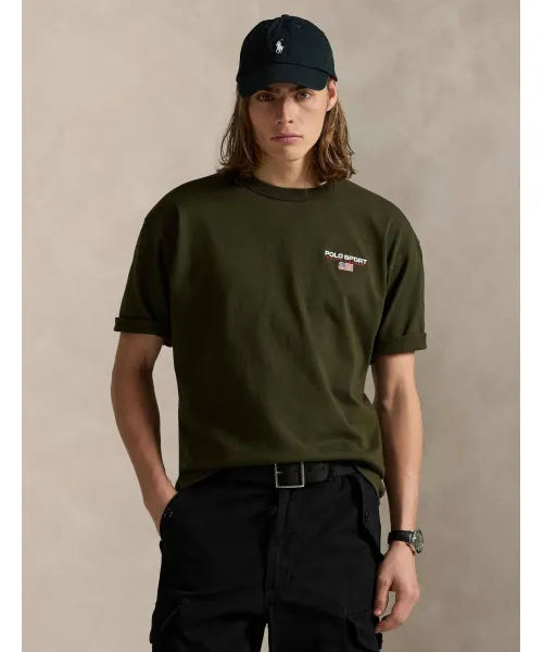 

Футболка Relaxed fit Polo Ralph Lauren, зеленый