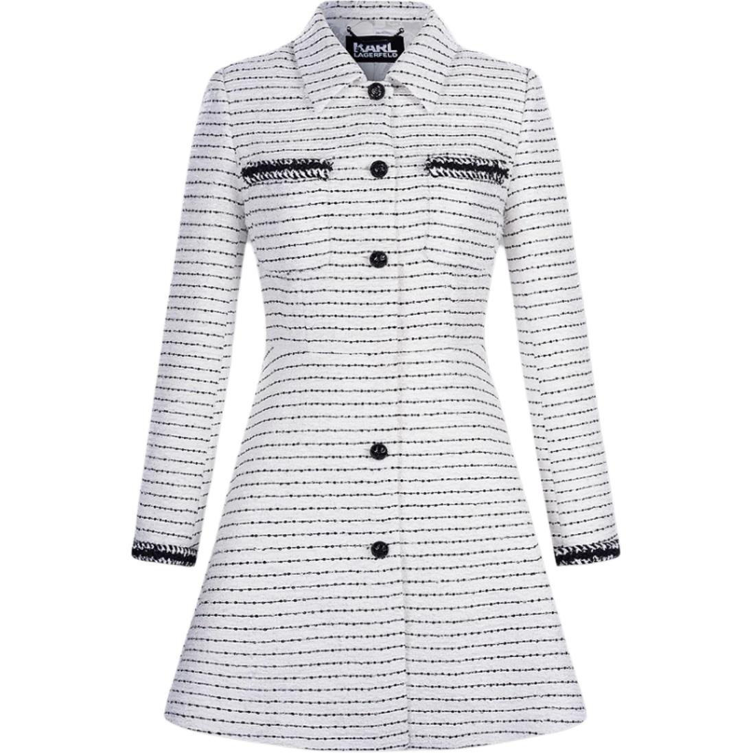 

KARL LAGERFELD / Karl Lagerfeld Jeans Платье с длинными рукавами KARL LAGERFELD женское белое