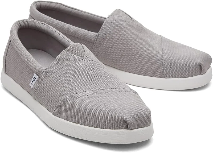 Лоферы Toms Mens Alpargata Recycled Cotton Canvas, серый — фото 3