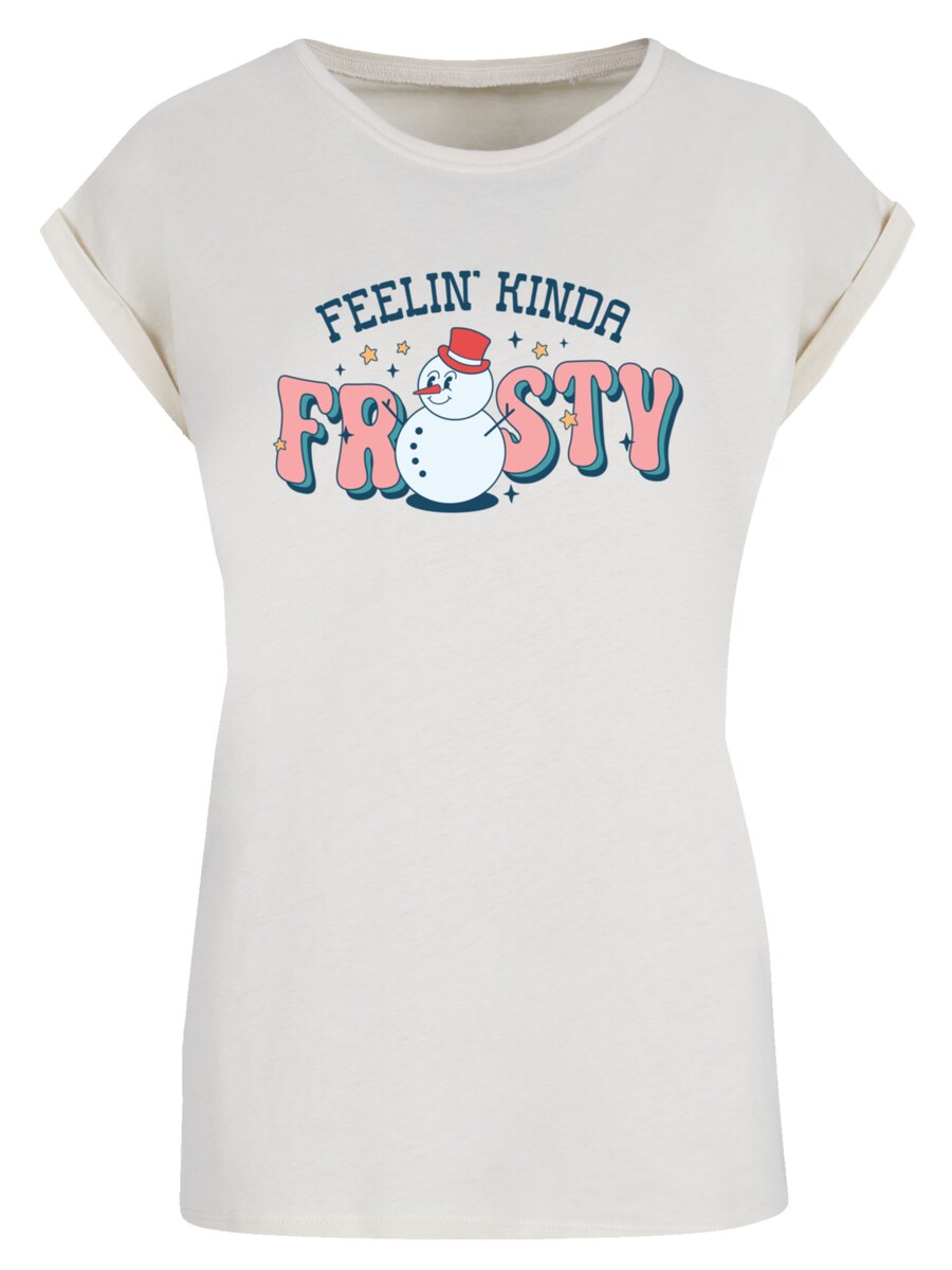 

Рубашка F4NT4STIC Feelin Kinda Frosty Snowman, цвет Ecru/Sand
