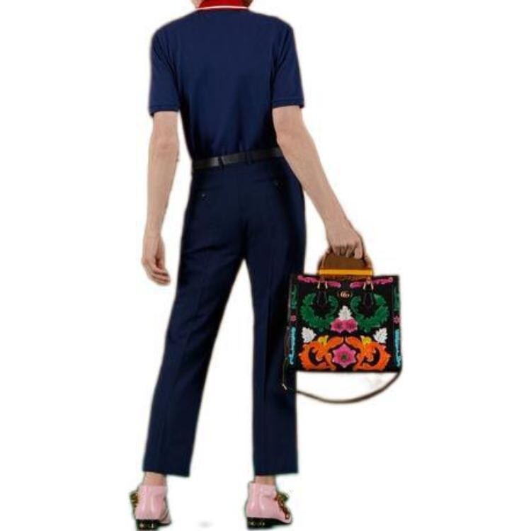 Повседневные брюки Gucci мужские, синие — фото 3