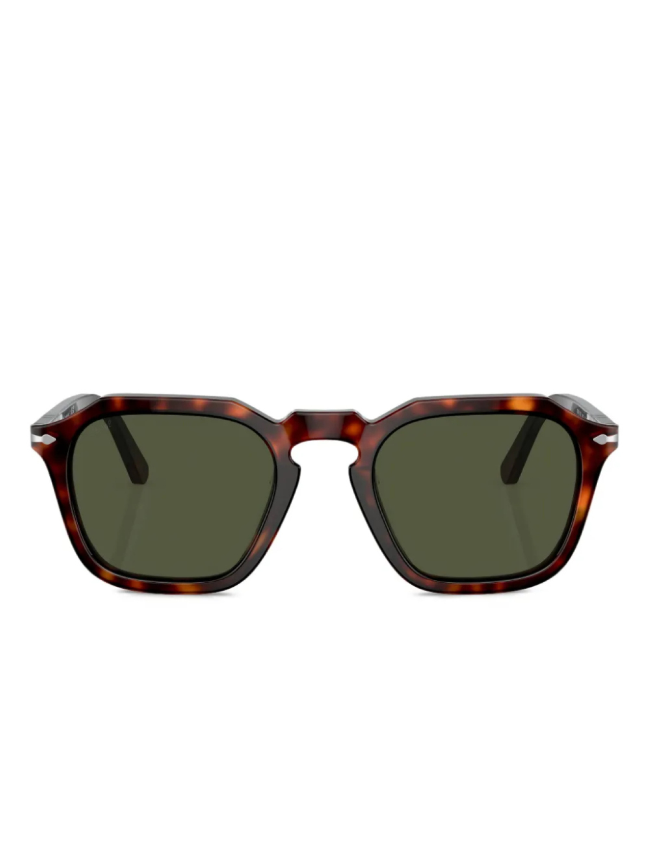 

Солнцезащитные очки в квадратной оправе Persol, коричневый