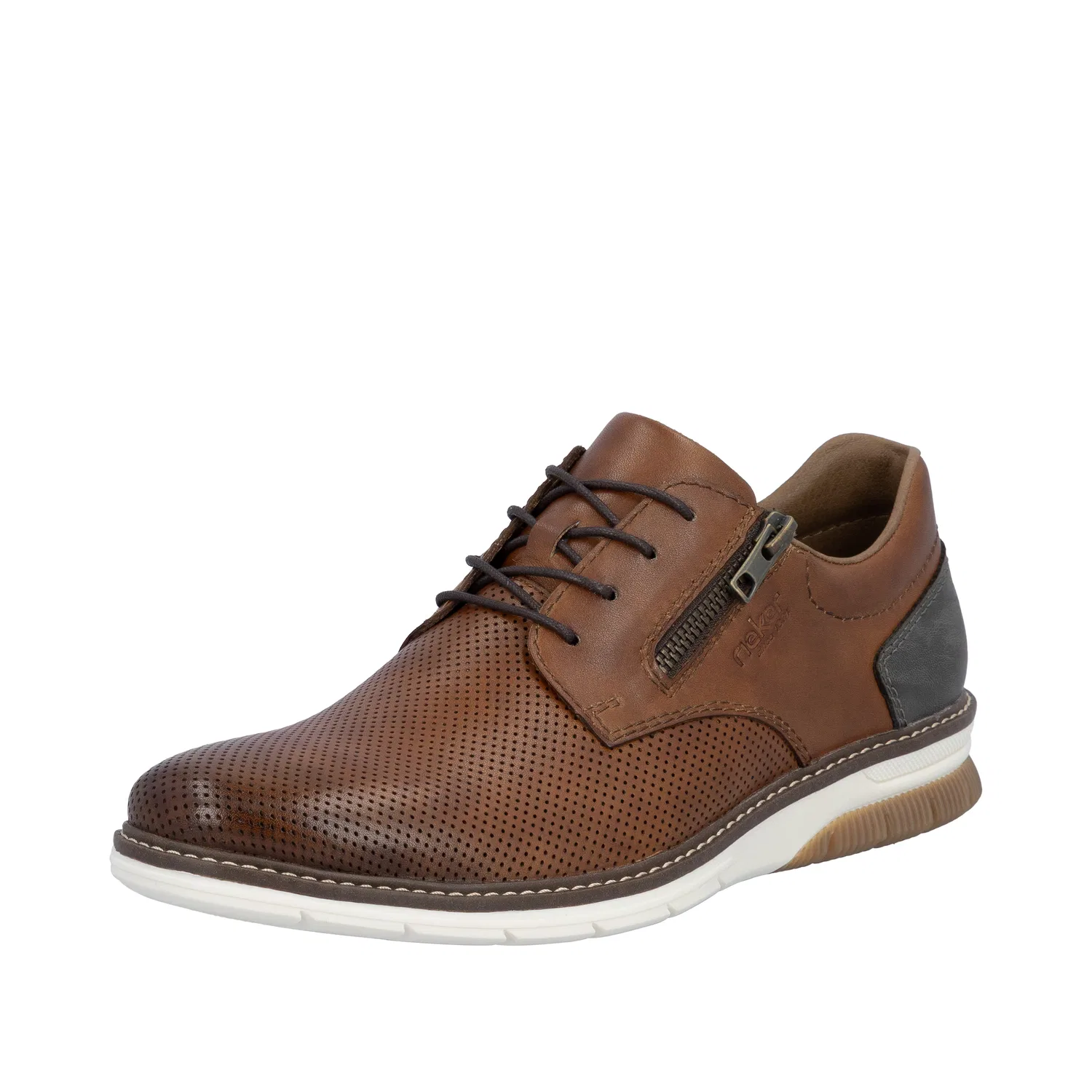 Туфли на шнуровке Rieker, Brown