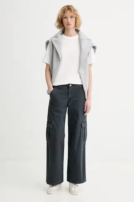 Штаны карго из хлопка SUPERLOW LOOSE карго ND Levi's, черный — фото 2