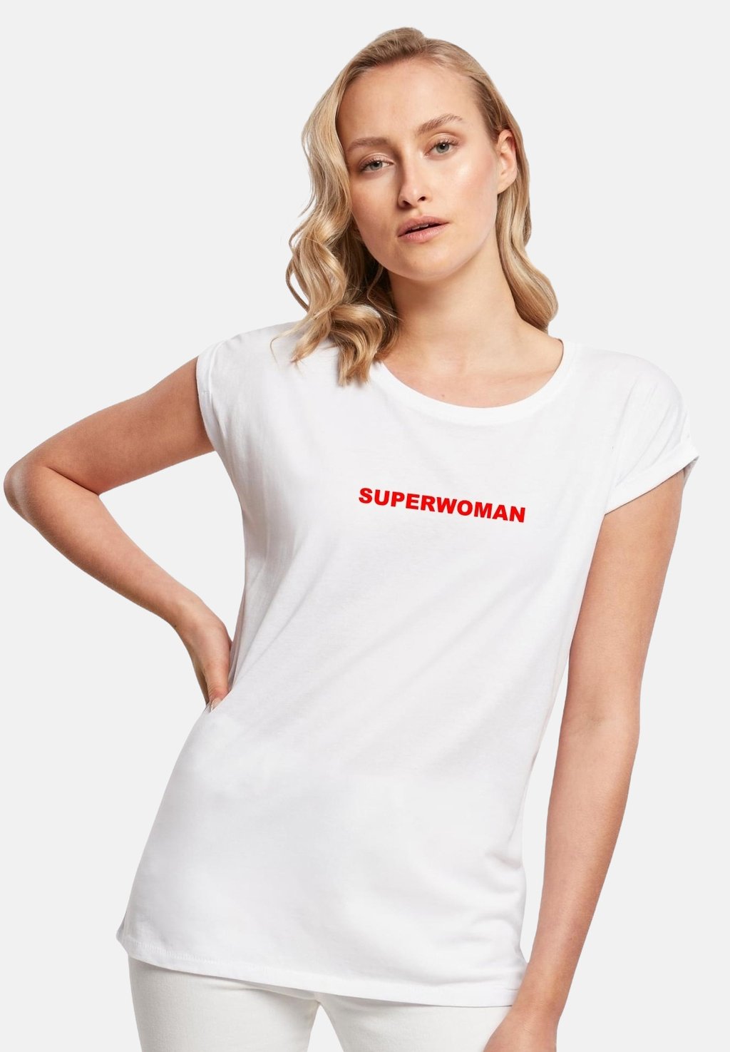 

Футболка с принтом CLASSIC ROLL UP SWOMX Be Famous, белый