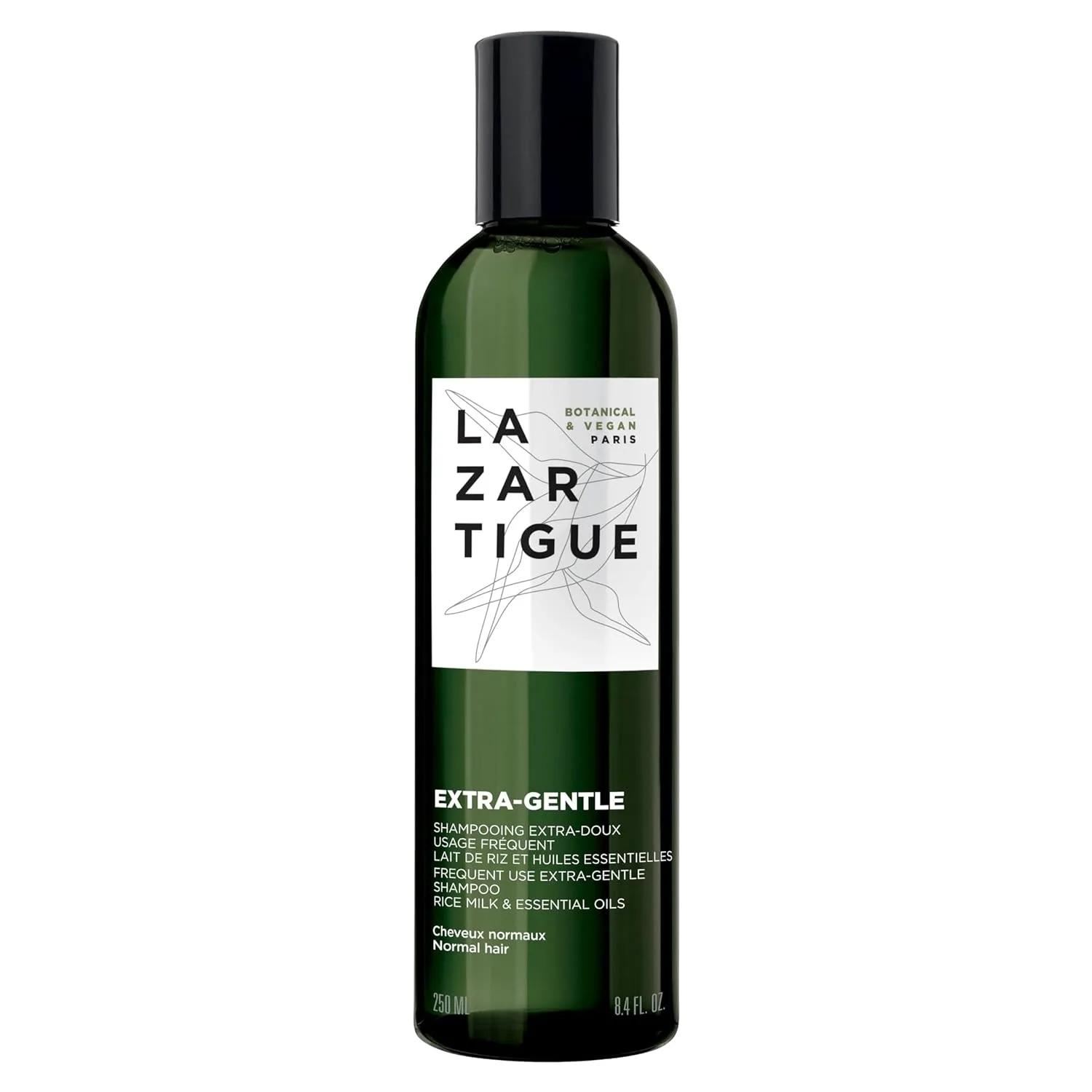 Шампунь для волос Lazartigue Extra Gentle, предотвращает раздражение и перхоть, укрепляет и придает блеск, веганский продукт, не содержит сульфатов и силиконов. 248 мл (.)
