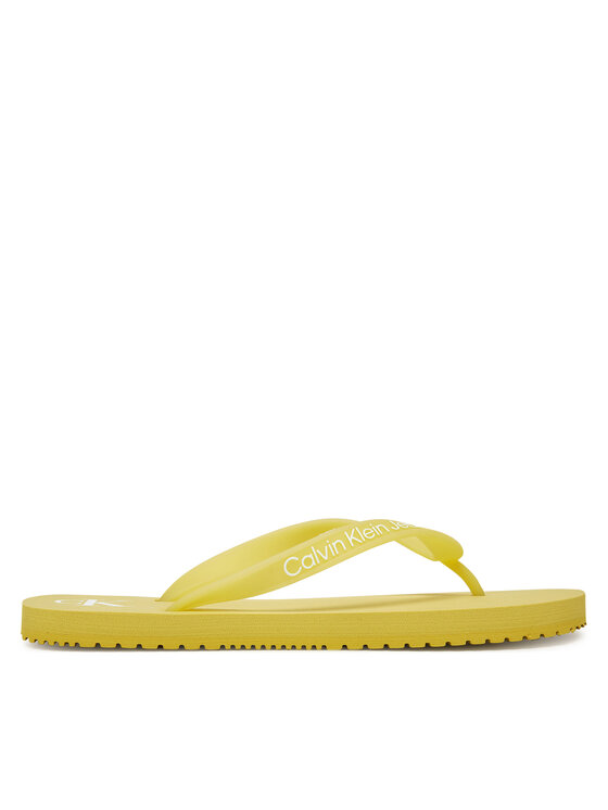 Шлепанцы Beach Sandal Transparent Tpu YW0YW01829 Calvin Klein Jeans, желтый — фото 4