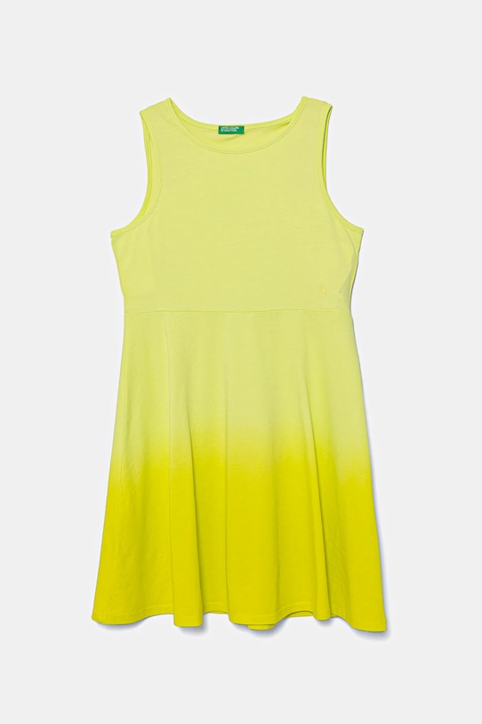 

Детское хлопковое платье United Colors Of Benetton, зеленый